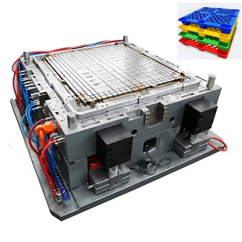 Injection-Molded Flat Plastic Pallet – Heavy-Duty, Hygienic & Stackable for Logistics & Warehousing